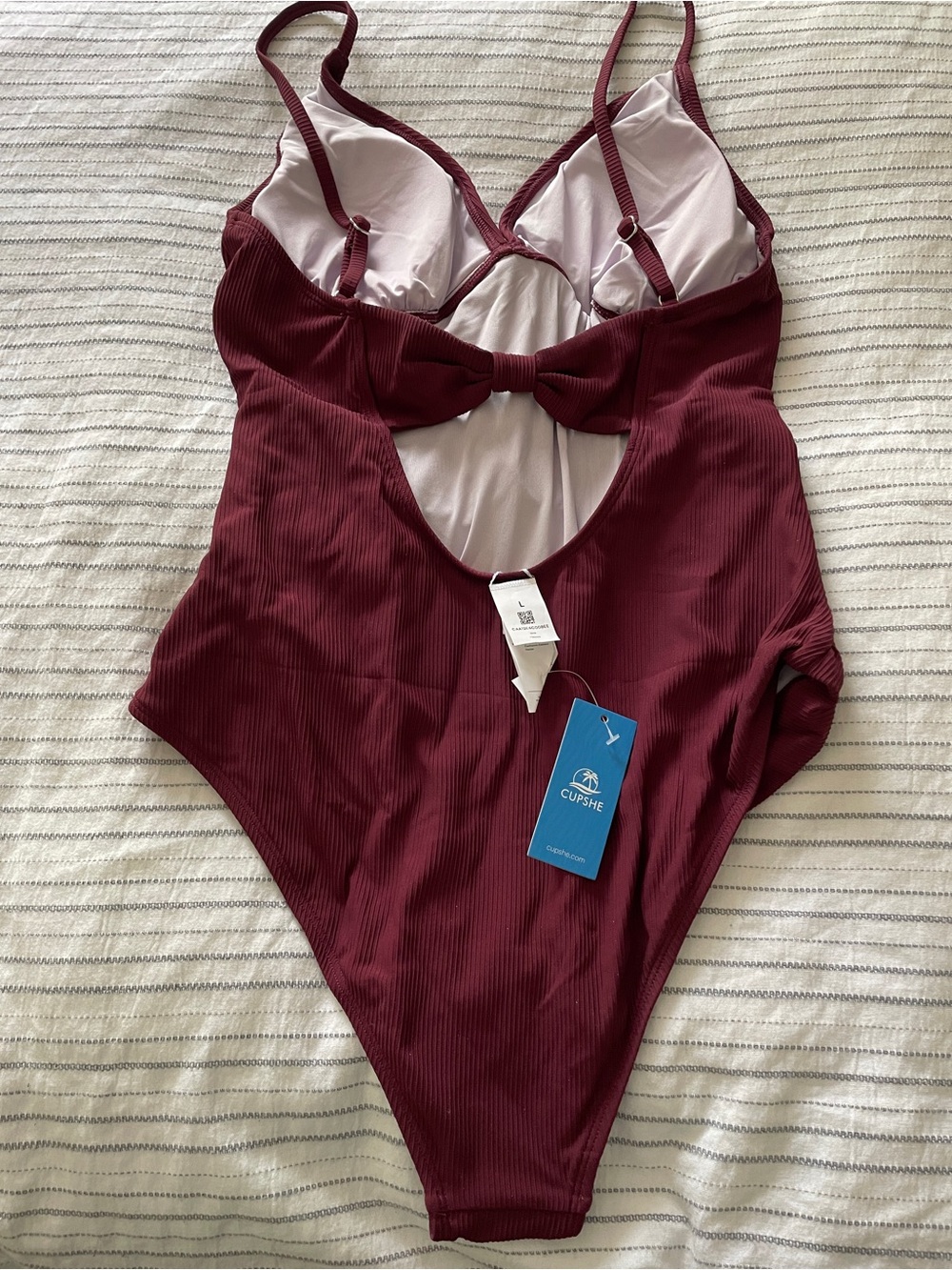 CupShe Ribbed One Piece - Picture 3 of 4